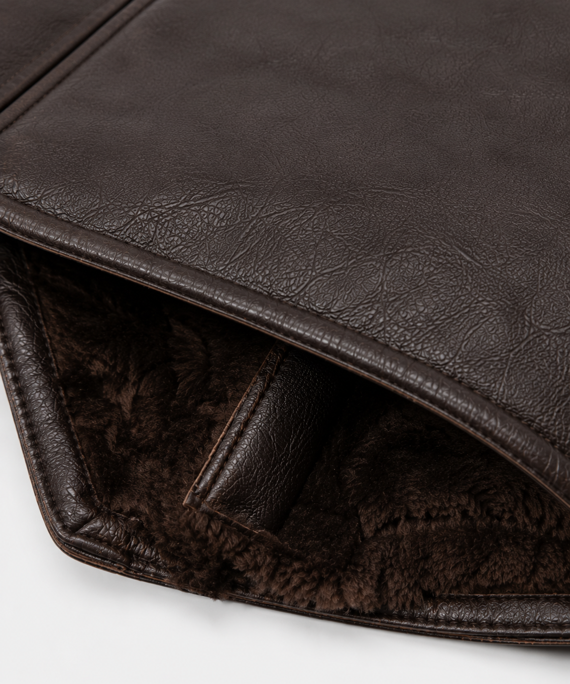 Jagger Shearling Gilet - Old Black