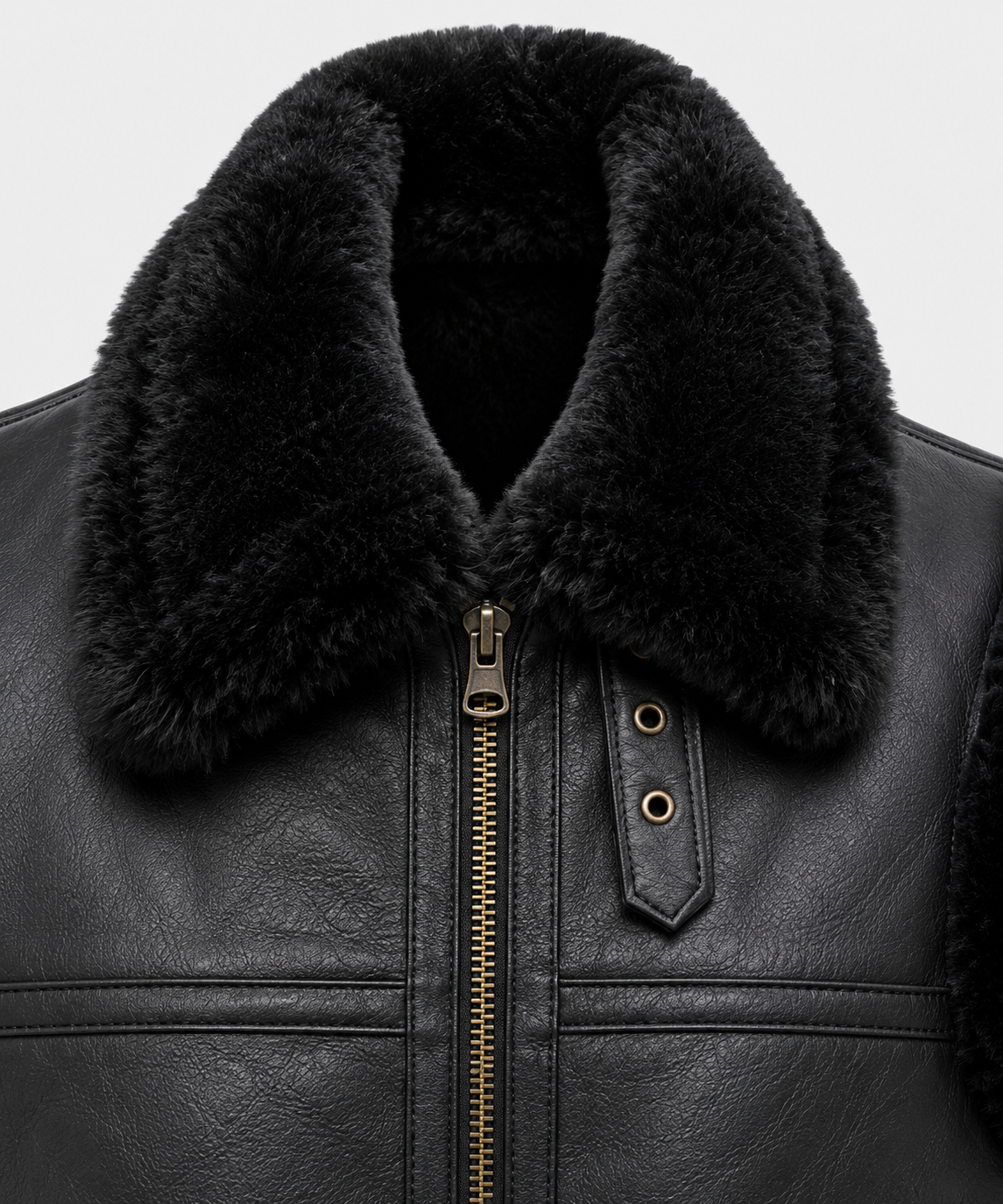 Jameson Shearling Gilet - Fur Black
