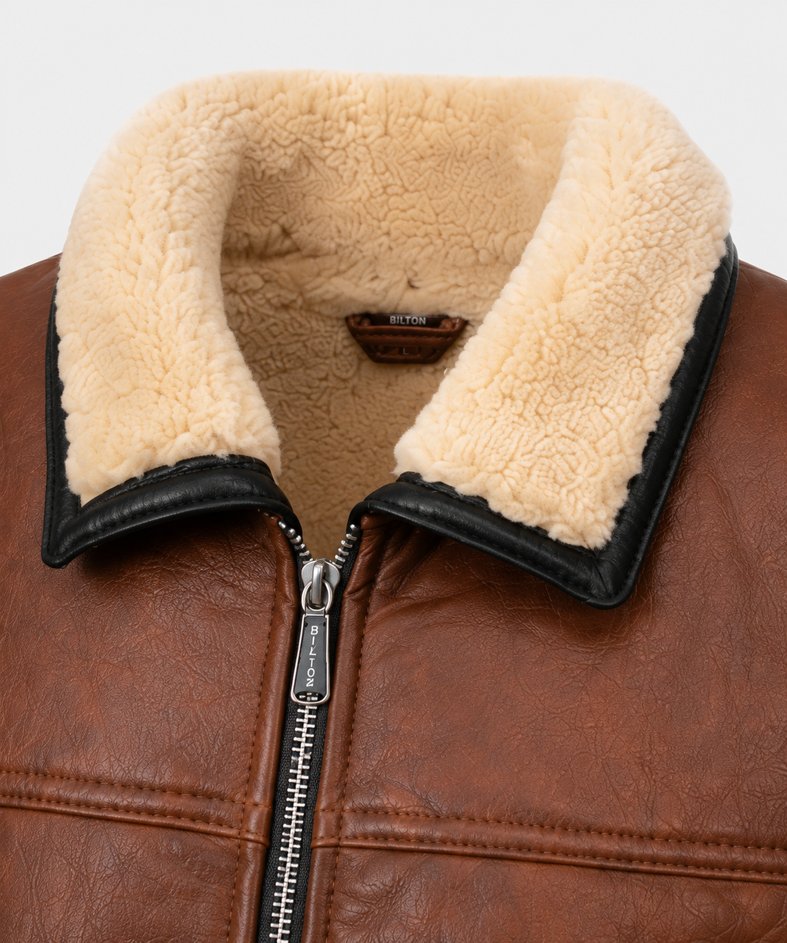 Jayce Shearling Gilet - Premium Brown