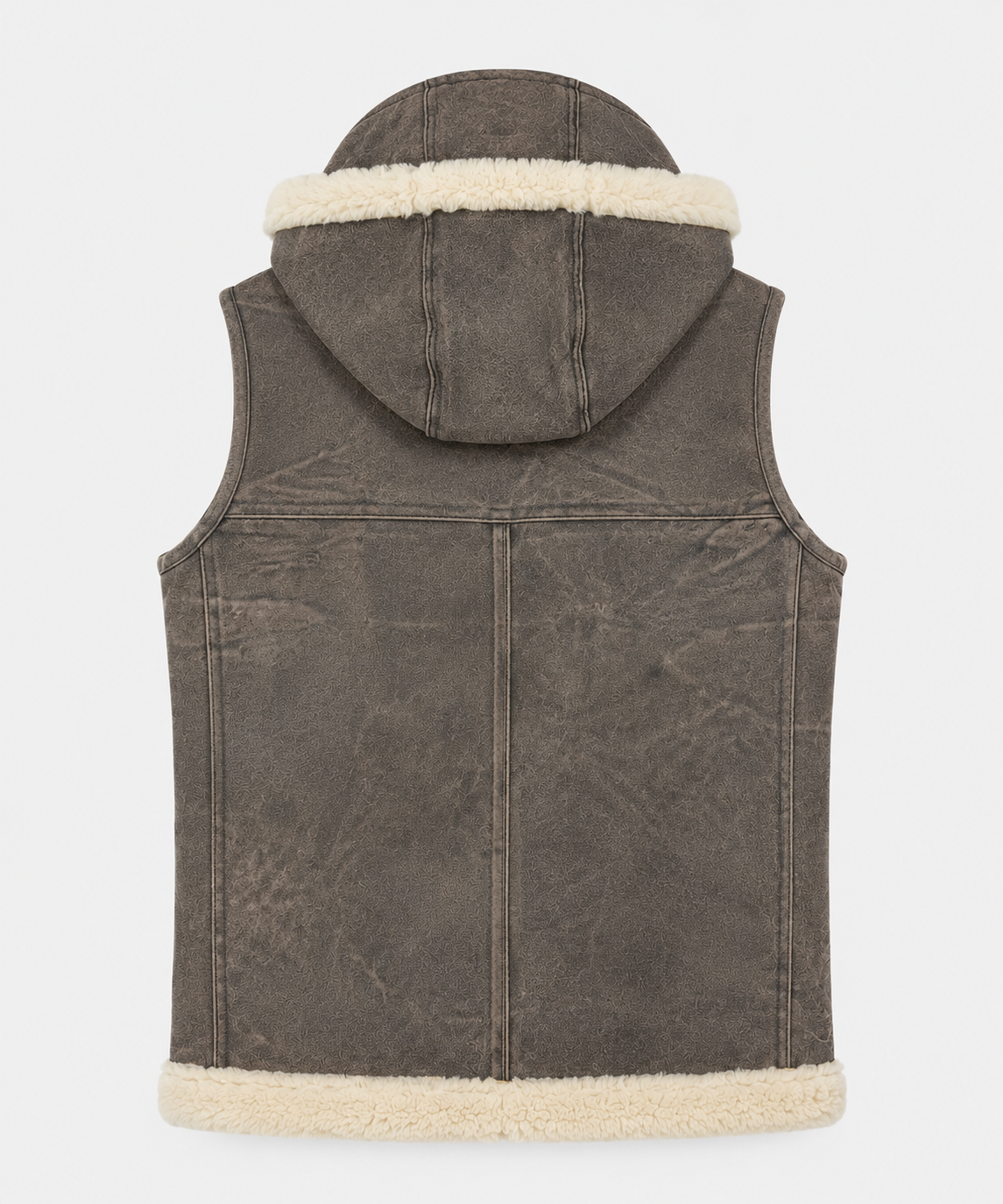 Joanna Shearling Gilet - Taupe Gray