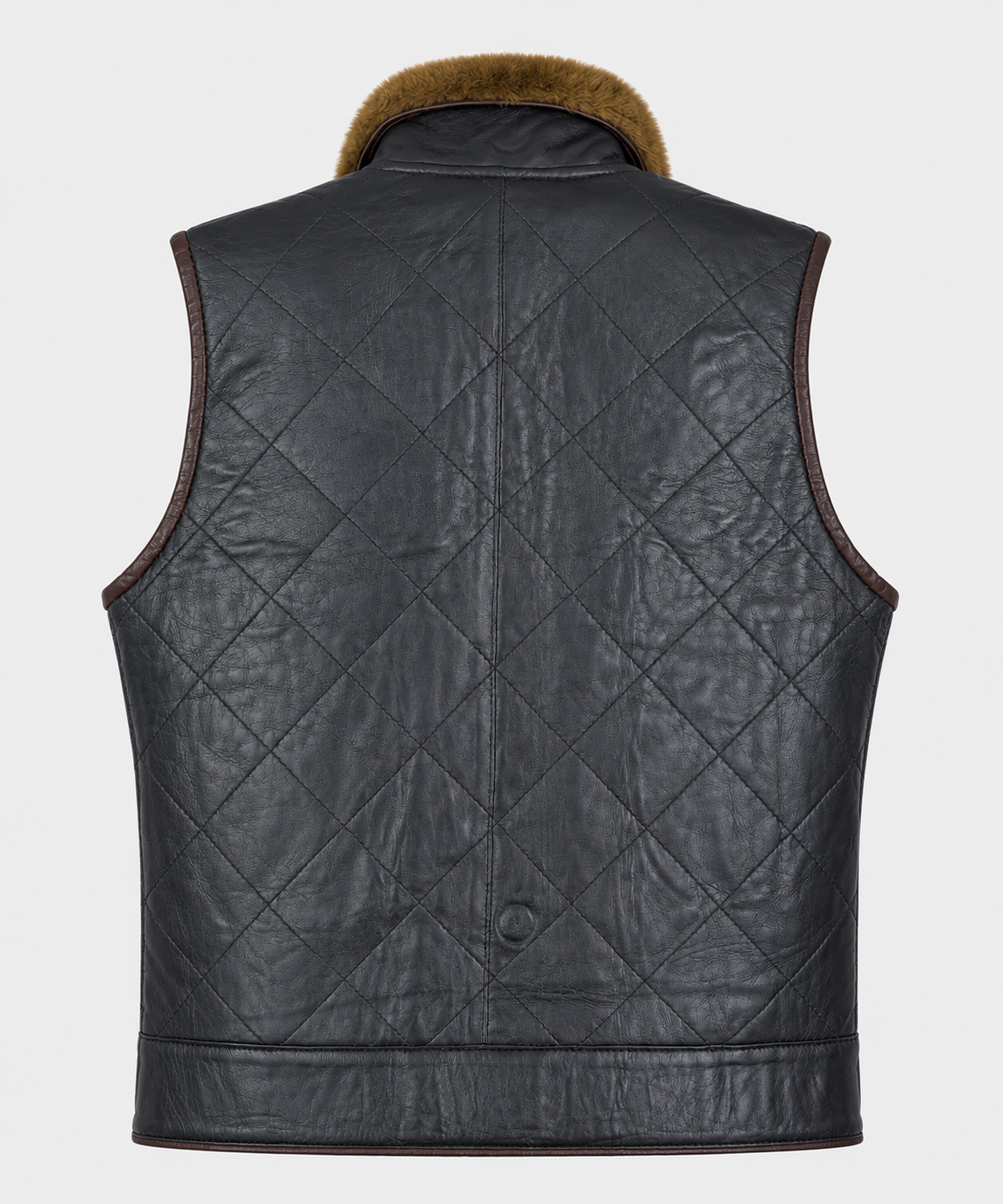 Kaidan Shearling Gilet - Old Black