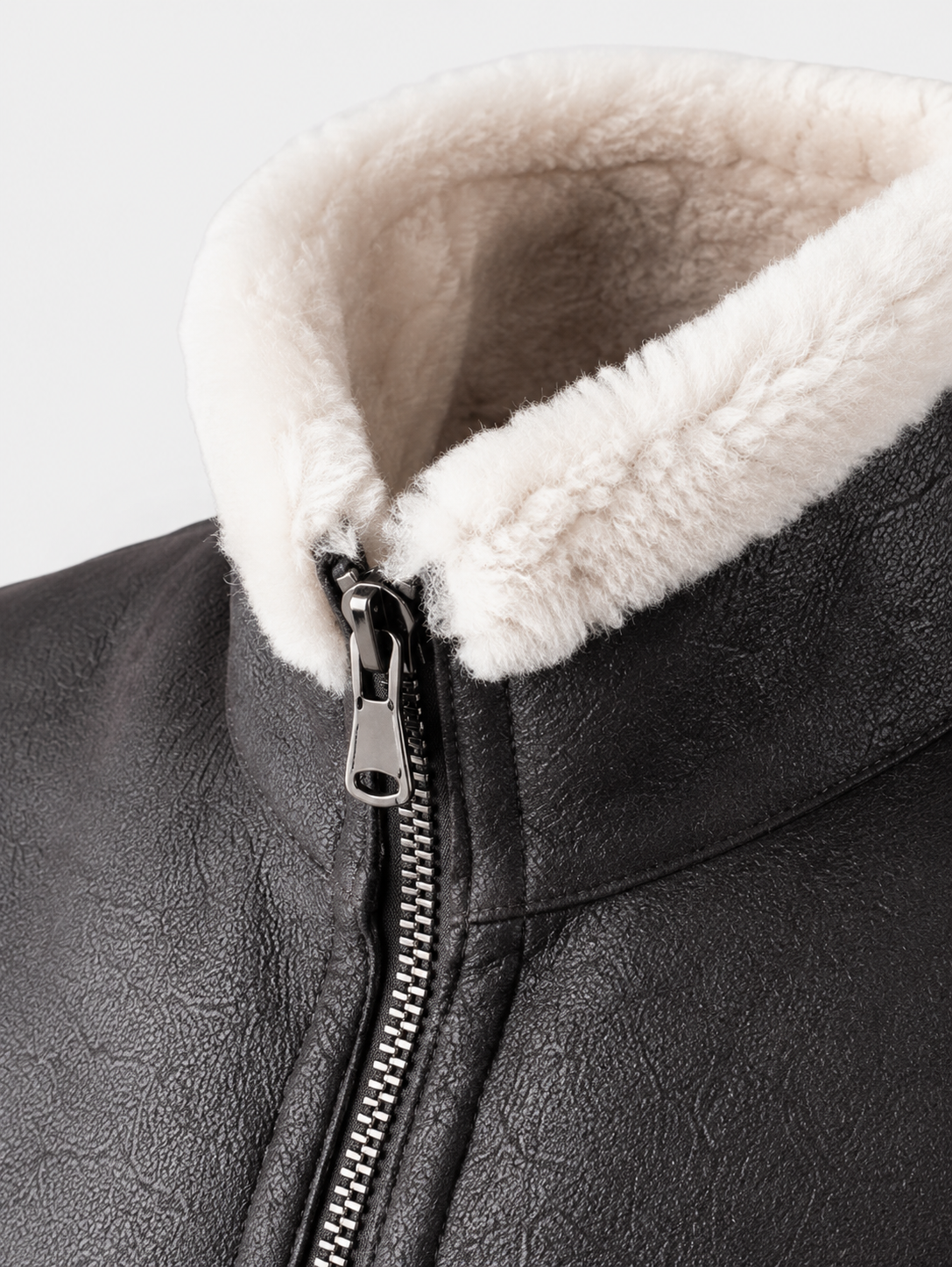 Lincoln Shearling Gilet - Black