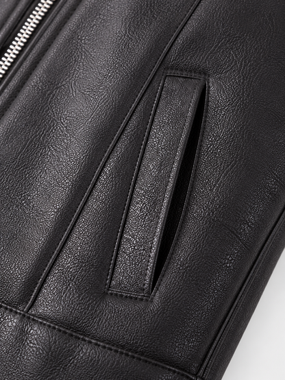 Lincoln Shearling Gilet - Black