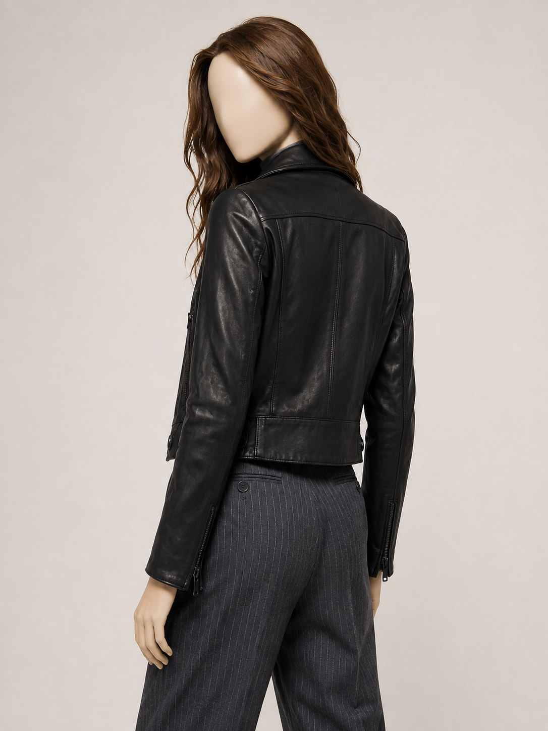 Lucy Black Leather Jacket - Lucyblack2