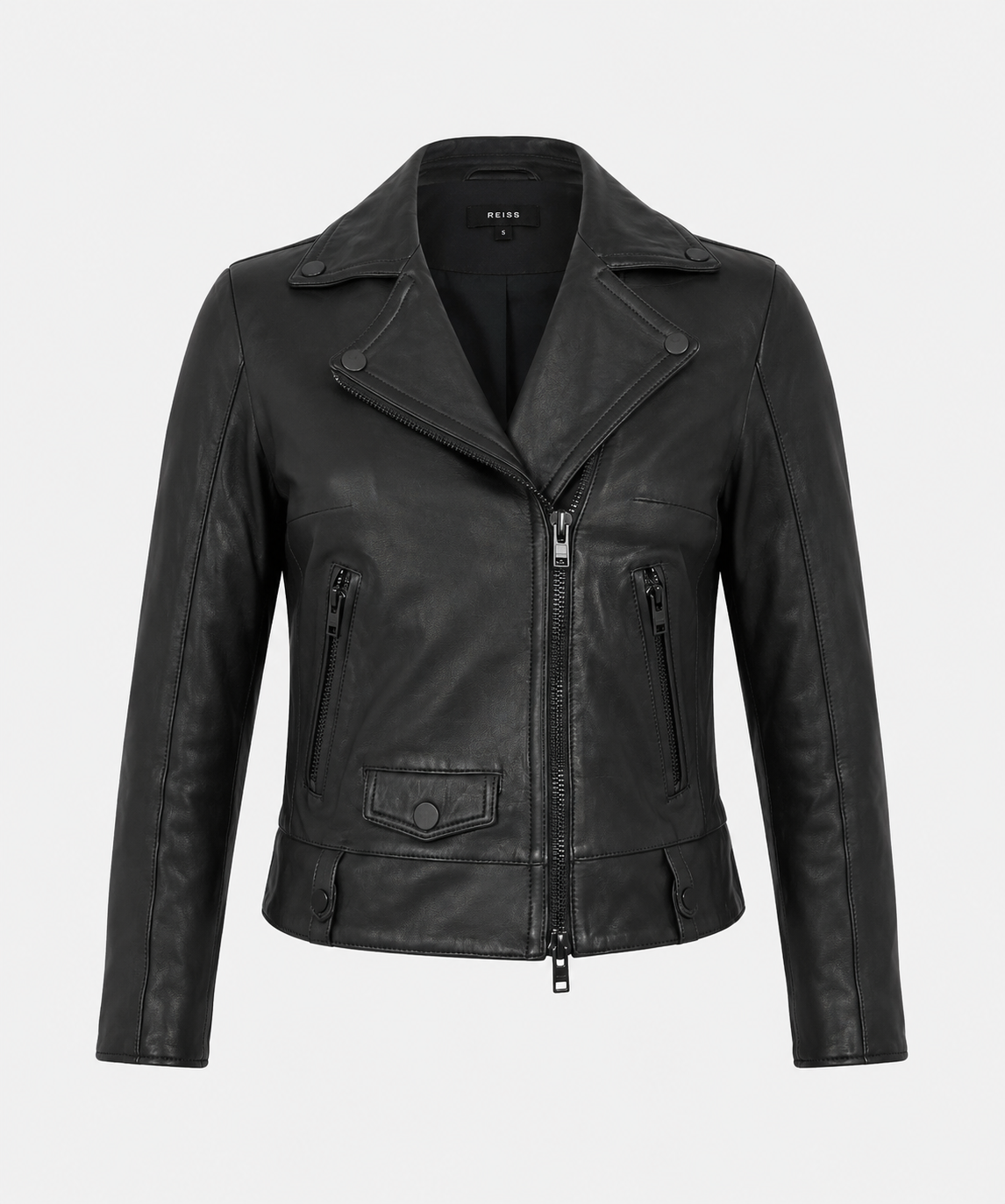 Lucy Black Leather Jacket - Lucyblack5