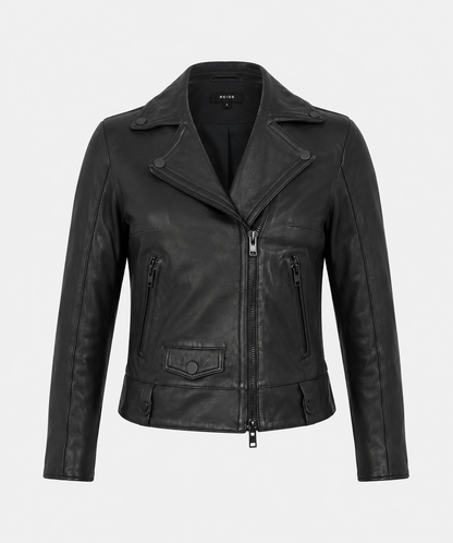 Lucy Black Leather Jacket - Lucyblack5