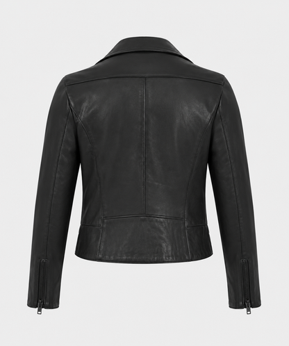 Lucy Black Leather Jacket - Lucyblack6