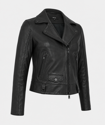 Lucy Black Leather Jacket - Lucyblack7