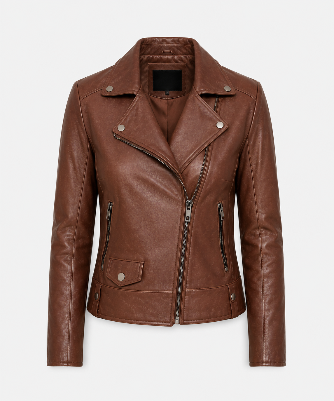Lucy Brown Leather Jacket - Lucychestnut5
