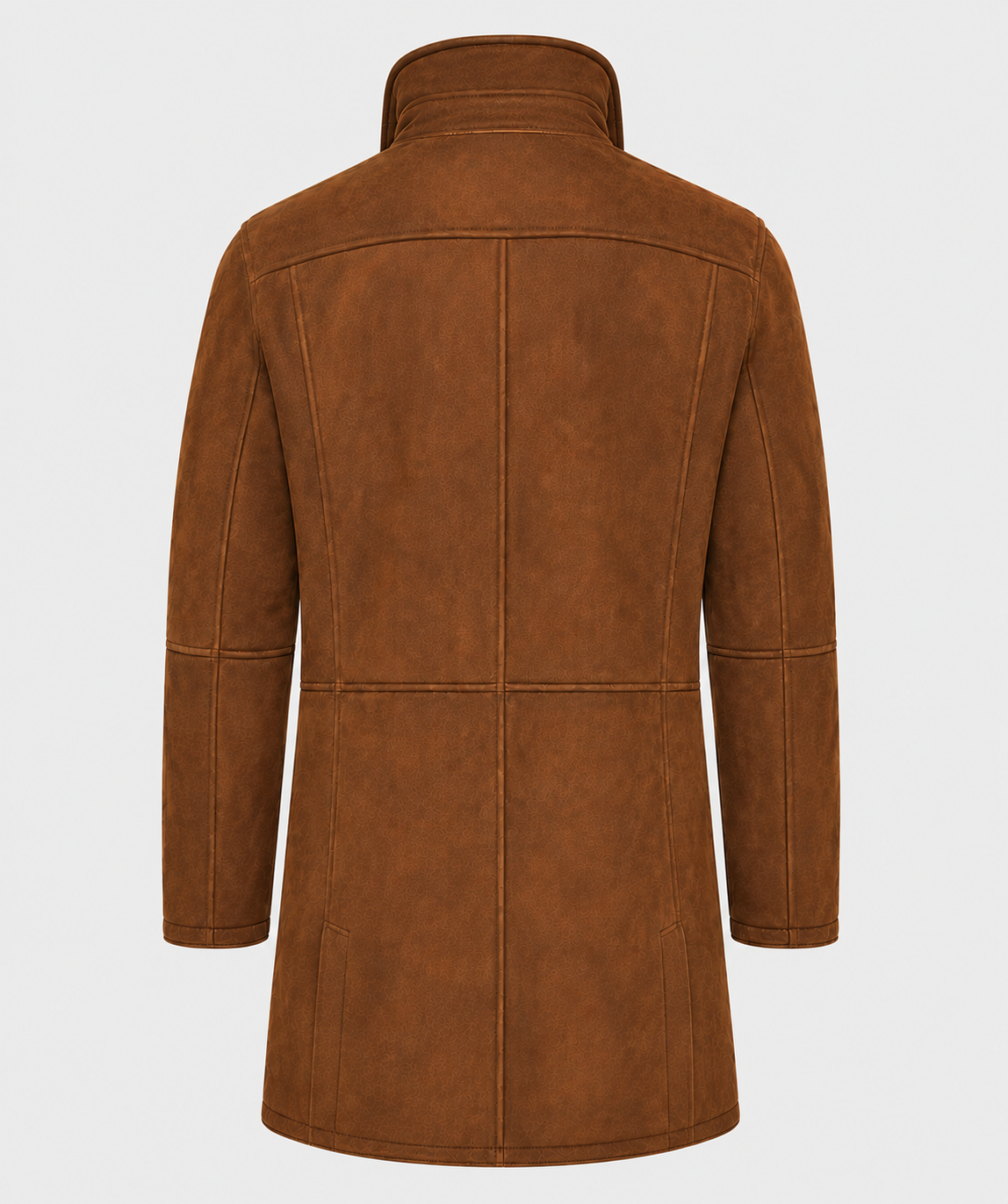 Mikinley Shearling Coat - Brown Cognac