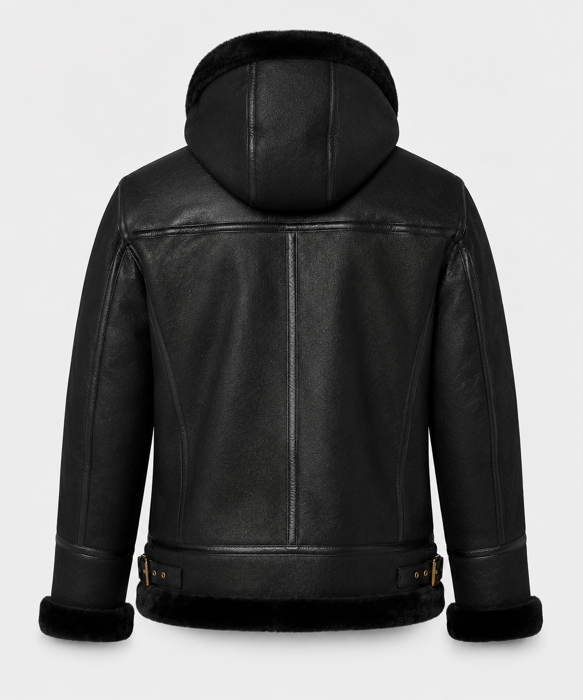Nash Shearling Jacket - Black