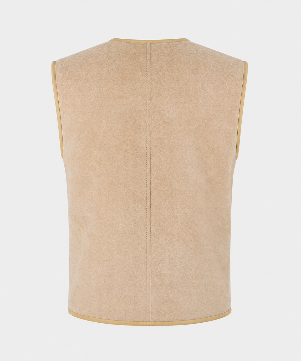 Nolan Shearling Gilet - Cream White (Reversible)
