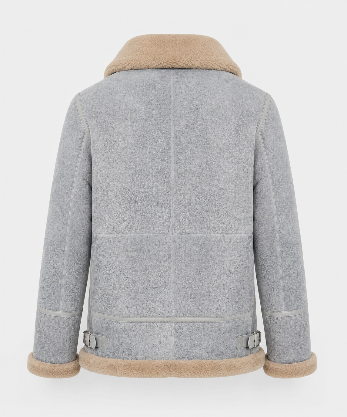 Oliver Shearling Jacket - Light Gray