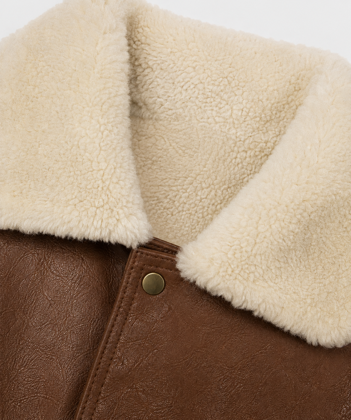 Richie Shearling Gilet - Warm Cognac