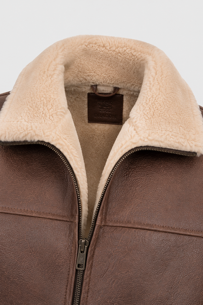Ripley Shearling Gilet - Brown