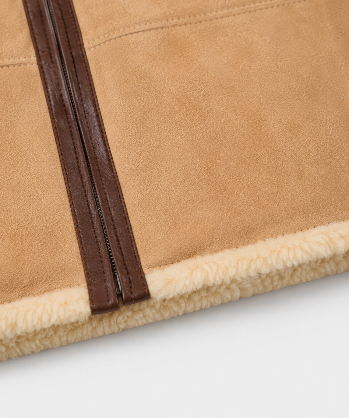 Sierra Shearling Coat - Camel Tan