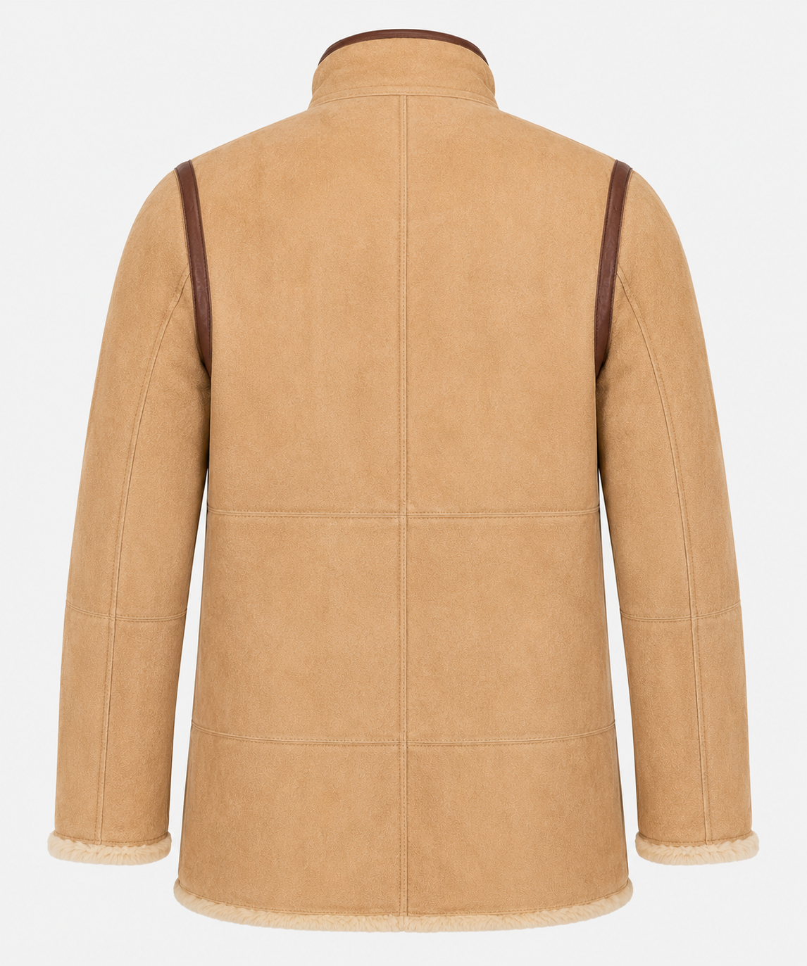 Sierra Shearling Coat - Camel Tan