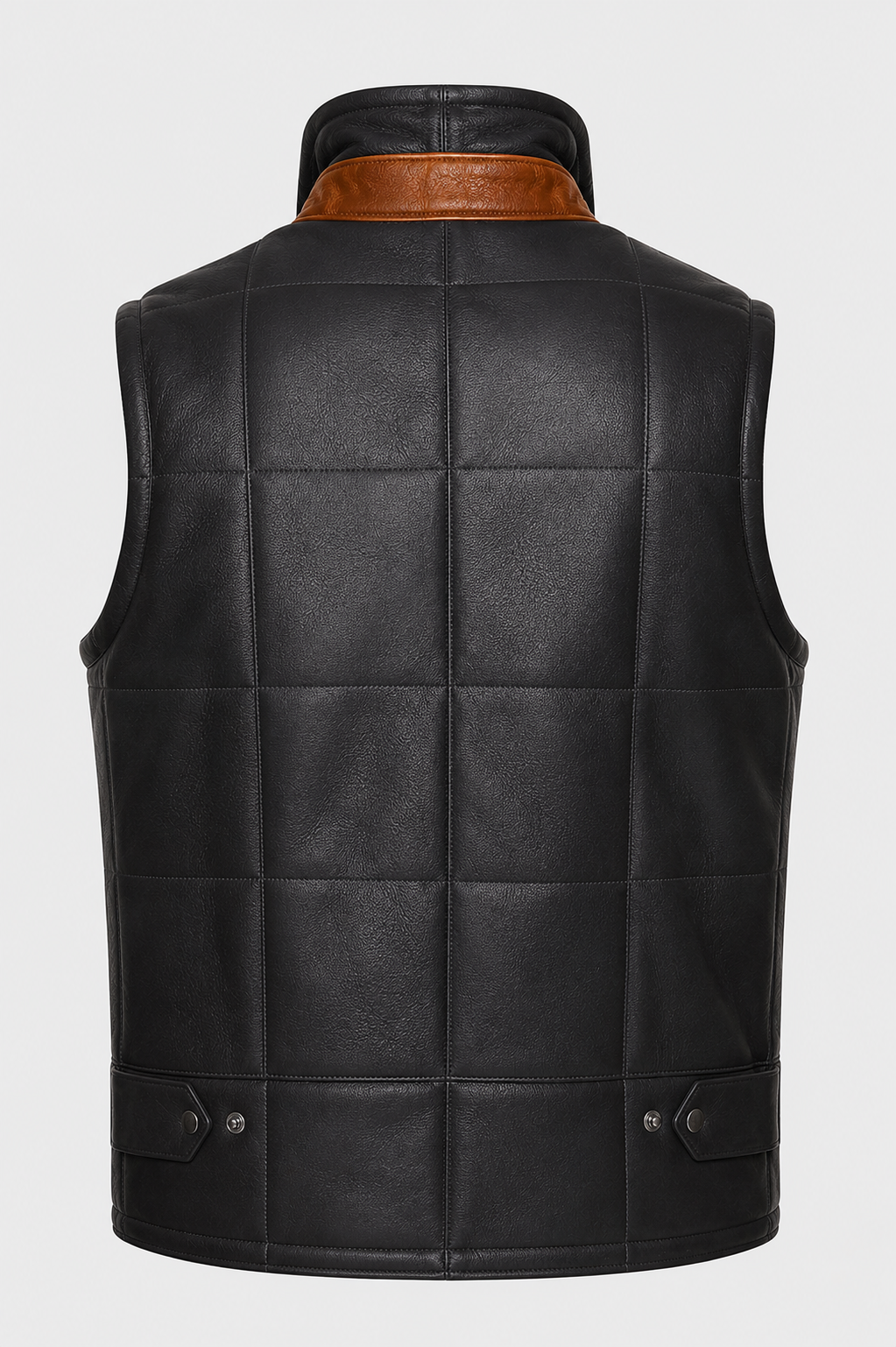 Waylon Shearling Gilet - Western Black