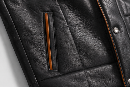 Waylon Shearling Gilet - Western Black
