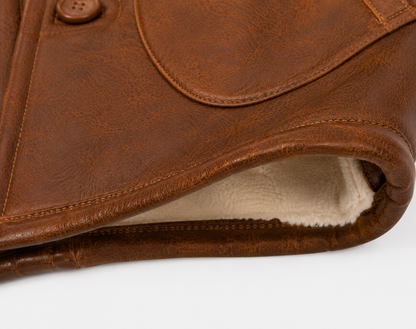 Wyatt Shearling Gilet - New Brown