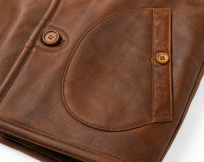 Wyatt Shearling Gilet - New Brown