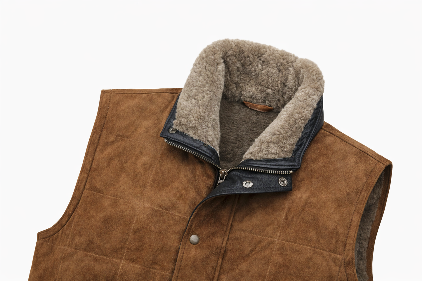 Smith Sheepskin Vest - Brown