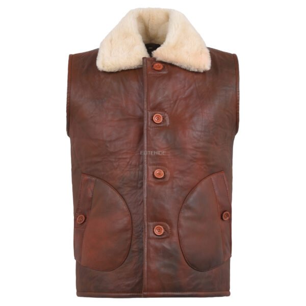 Adam's Sheeskin Vest - Image 2