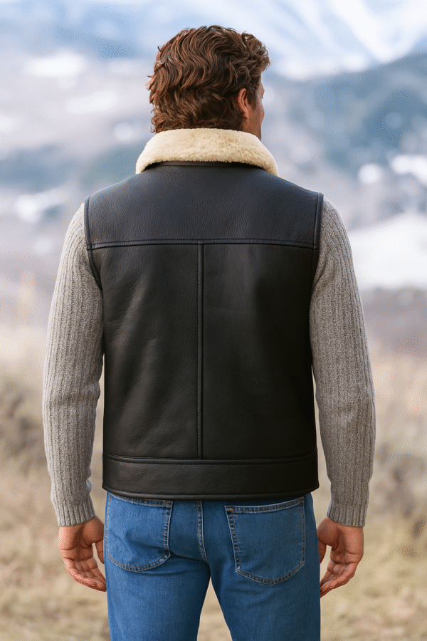 Alfred Sheepskin Vest - Image 2