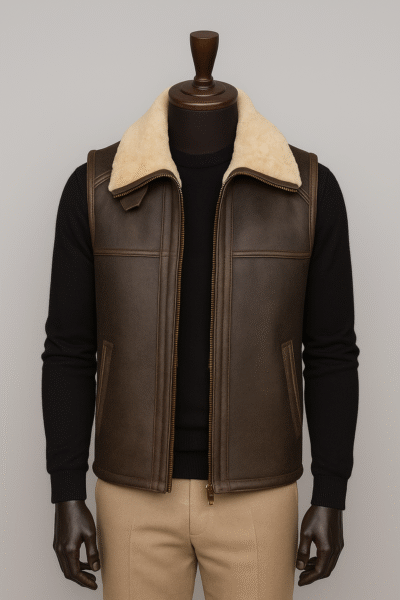 john Sheepskin Vest