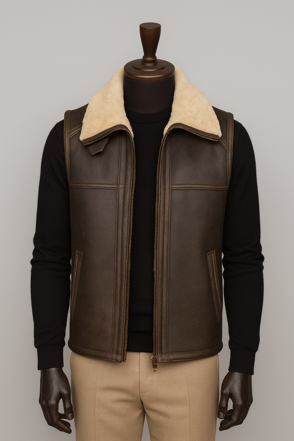 john Sheepskin Vest